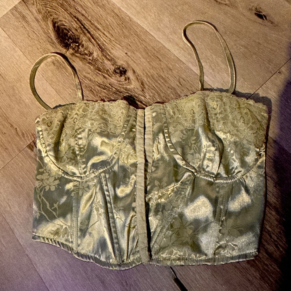 Elegant Lace Satin Top